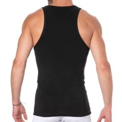 Débardeur Coton Noir 7 Débardeur Coton Noir -Boutique De Sous-vêtements debardeur coton noir diesel 3