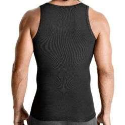 Débardeur Cotton Compression Noir 5 Débardeur Cotton Compression Noir -Boutique De Sous-vêtements debardeur cotton compression noir rounderbum 2