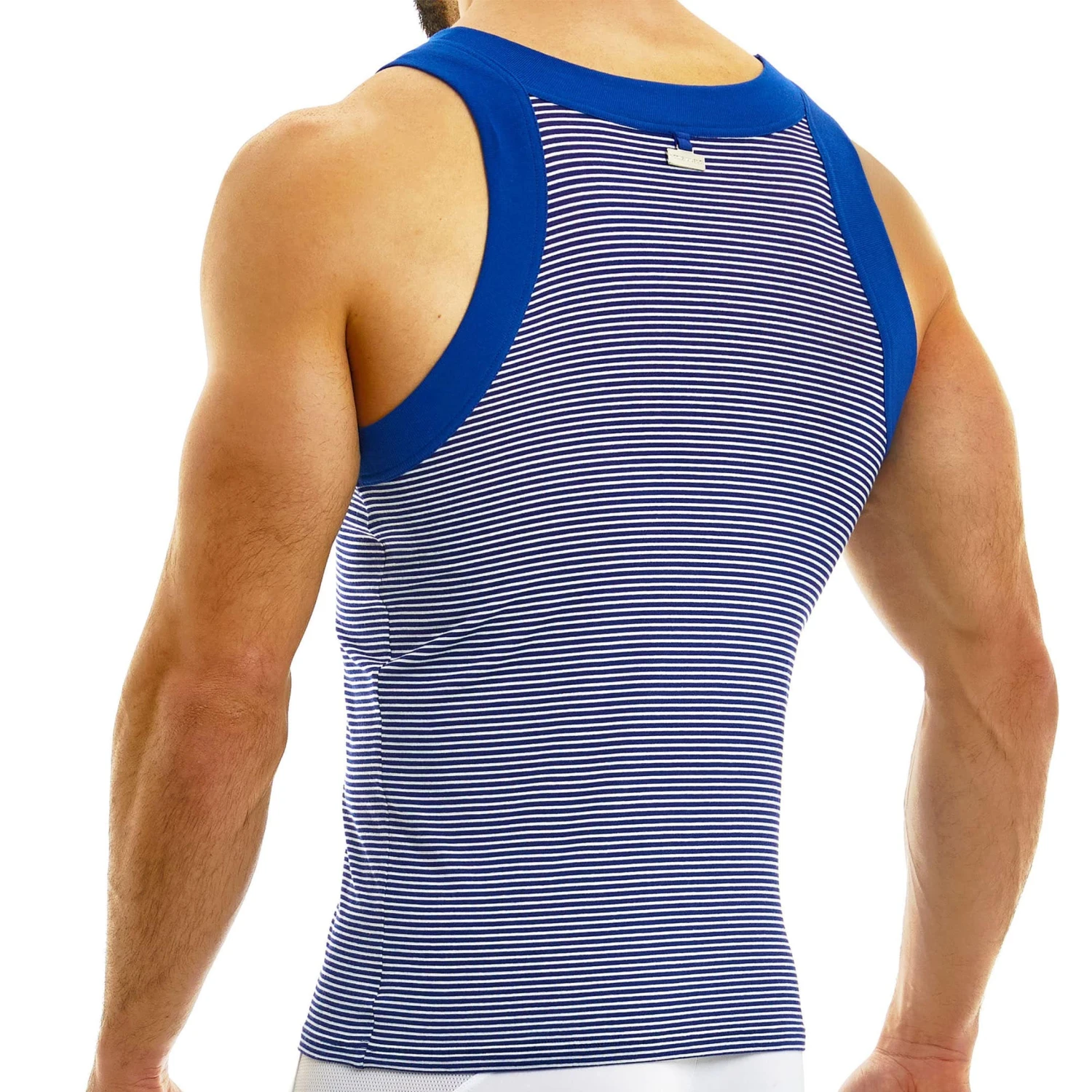 Débardeur Hellenic Rayé Bleu - Blanc 2 Débardeur Hellenic Rayé Bleu - Blanc – Image 2