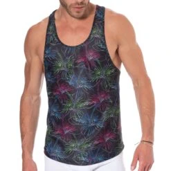 Débardeur Hibiscus Noir