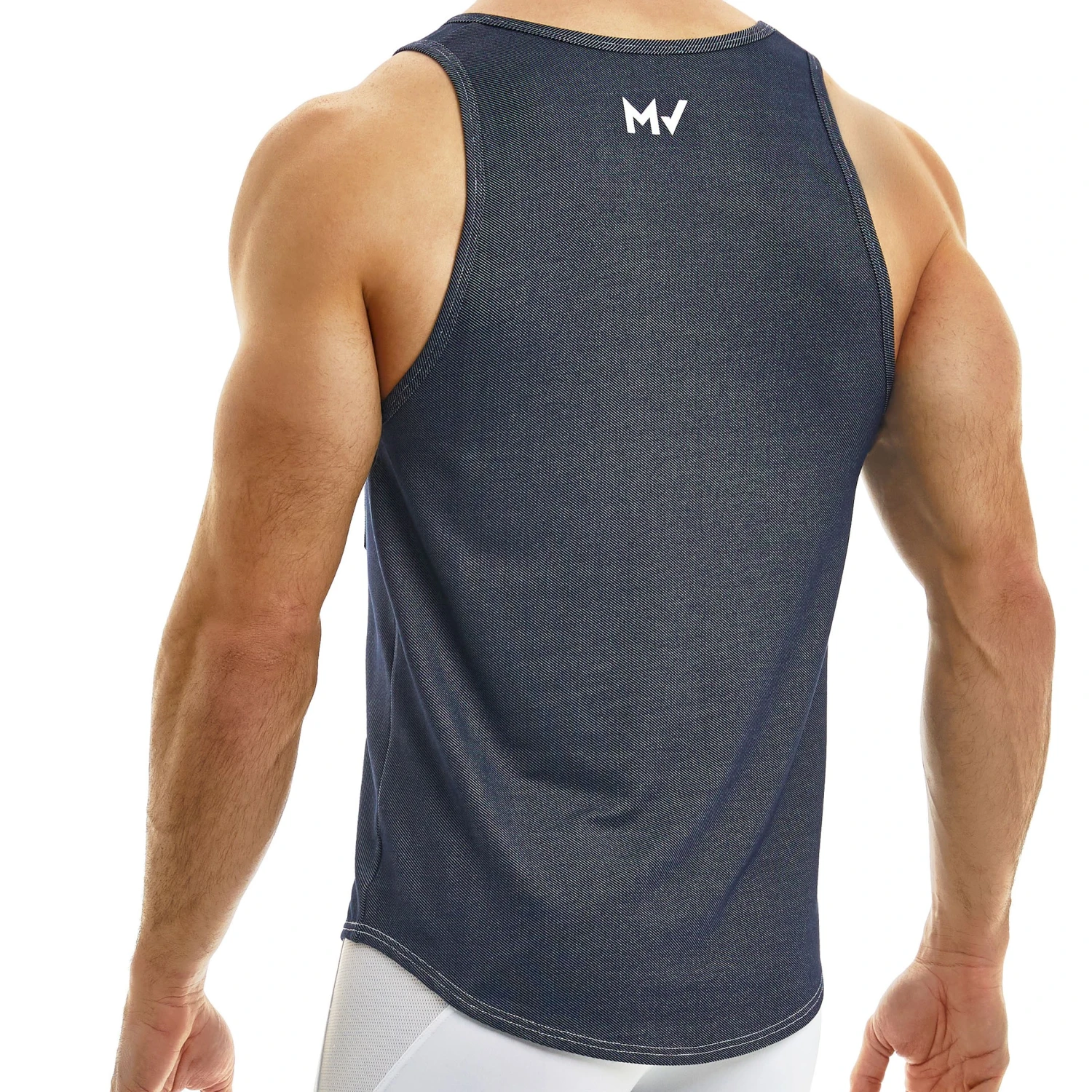 Débardeur Jeans Bleu Marine 2 Débardeur Jeans Bleu Marine – Image 2