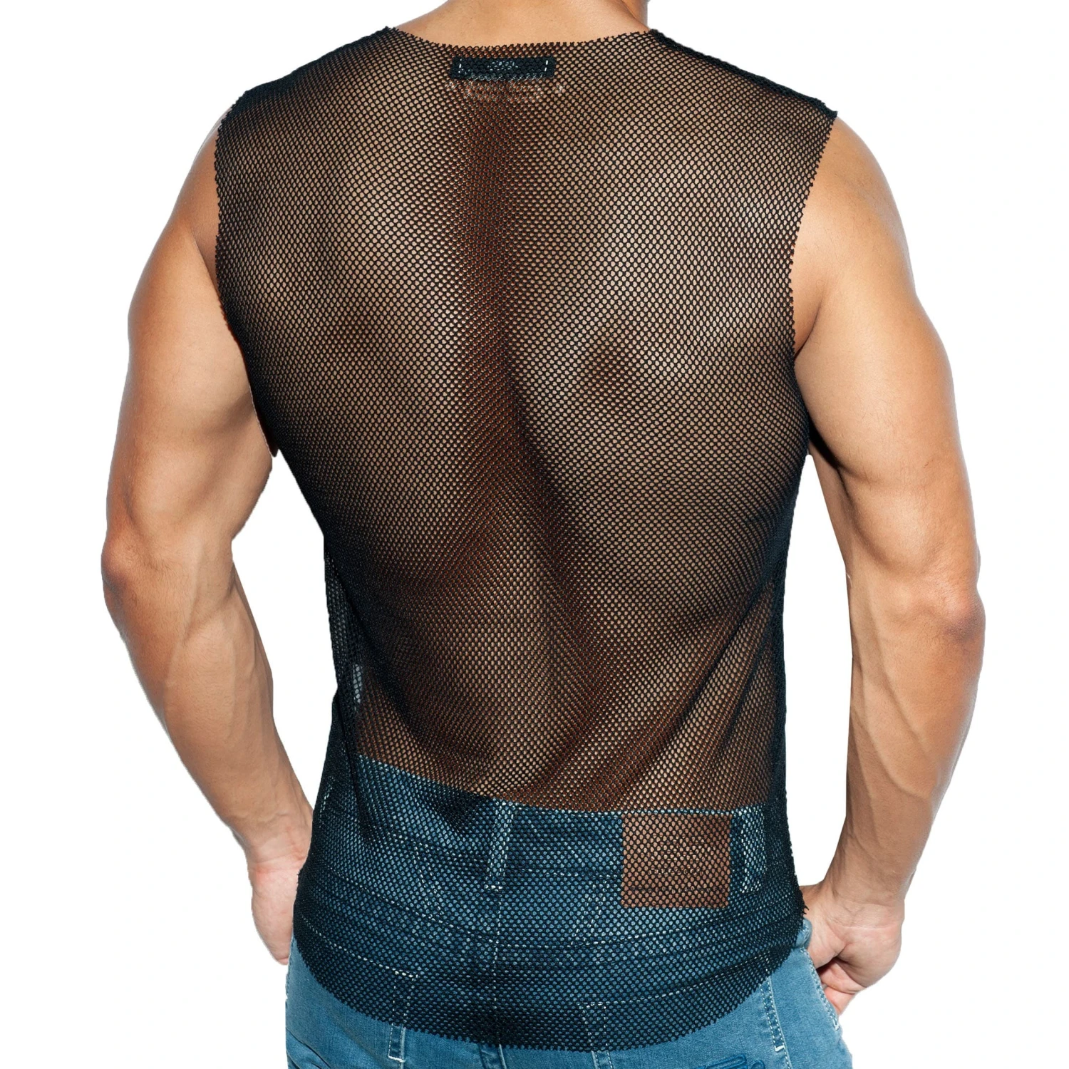 Débardeur Mesh Broad Noir 2 Débardeur Mesh Broad Noir – Image 2