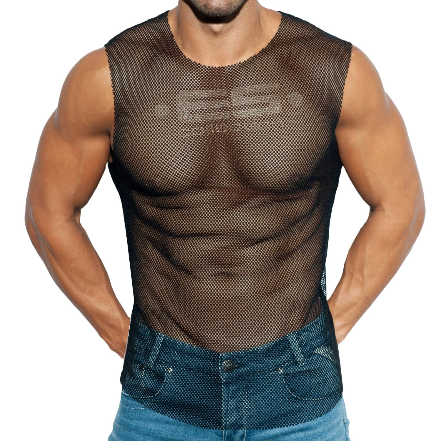 Débardeur Mesh Broad Noir 1 Débardeur Mesh Broad Noir