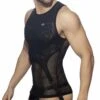 Débardeur Mesh Double Clip Noir