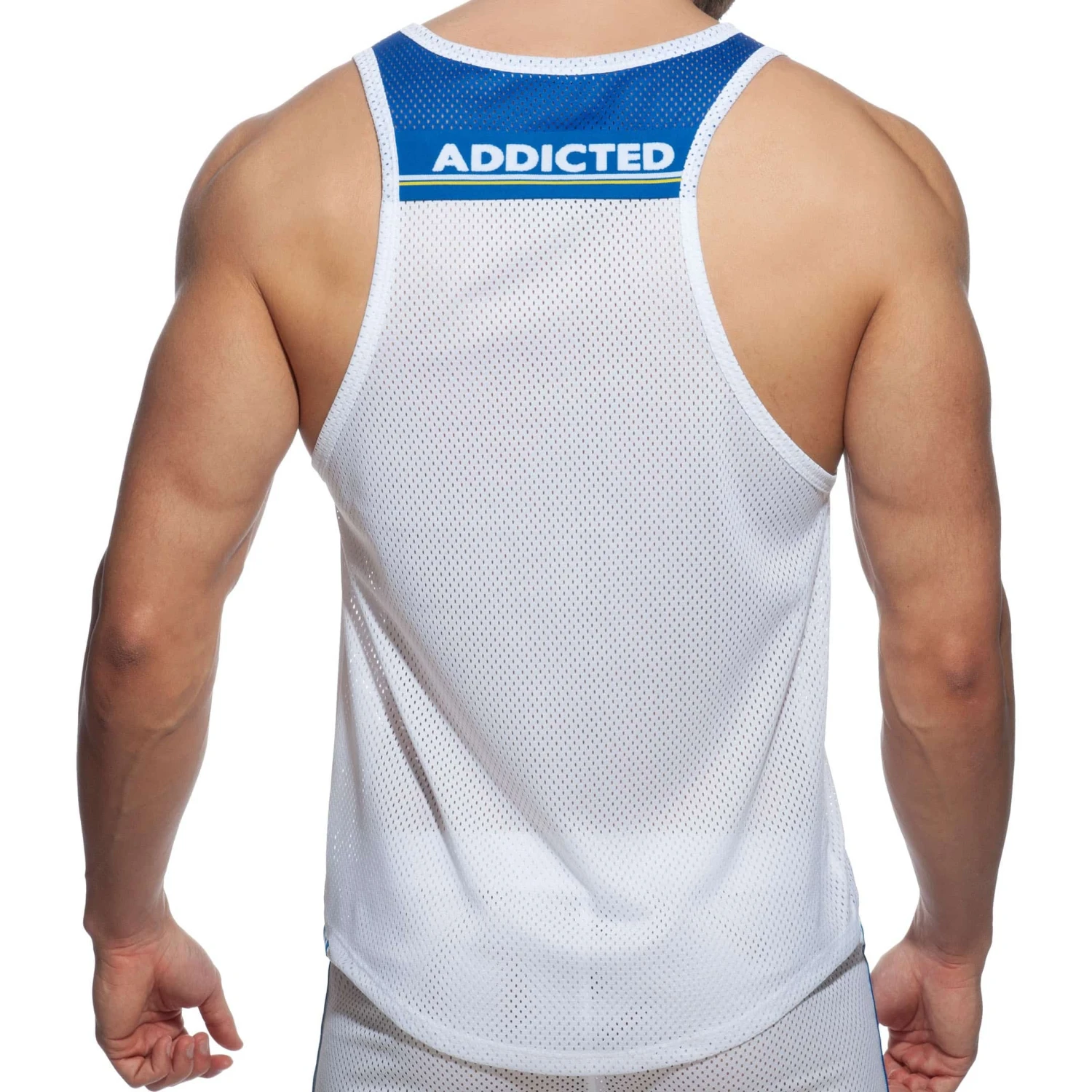 Débardeur Mesh Waistband Blanc 1 Débardeur Mesh Waistband Blanc