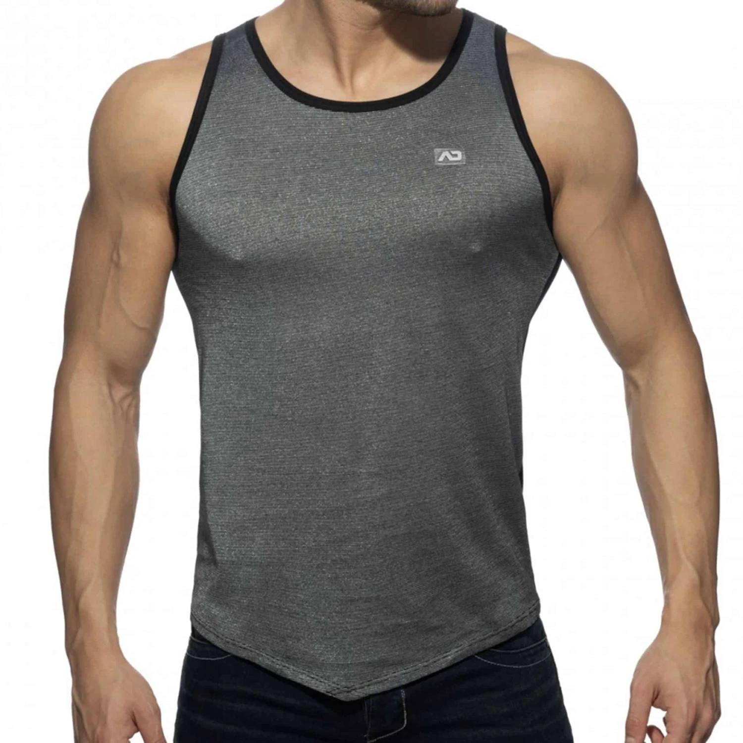 Débardeur Mini Stripes Noir - Argent 1 Débardeur Mini Stripes Noir - Argent