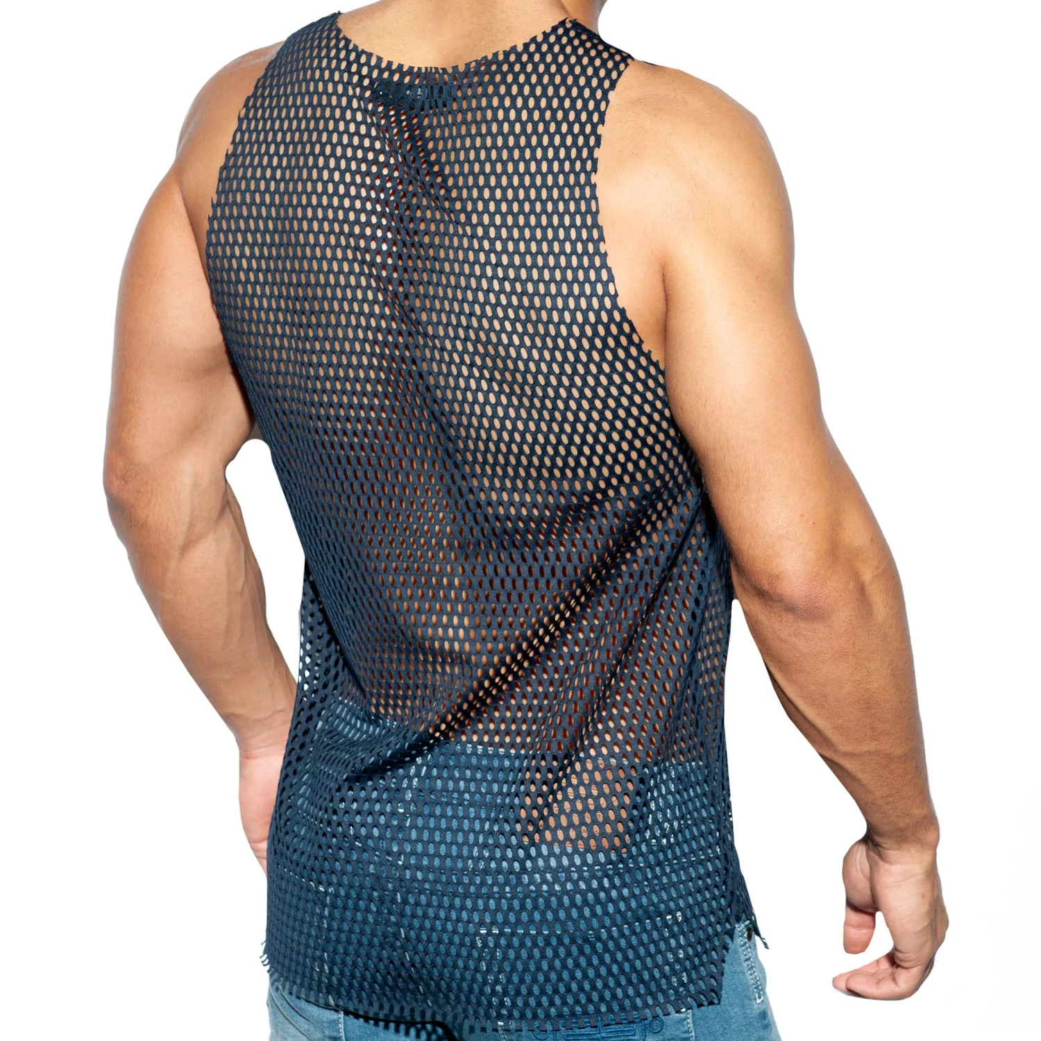 Débardeur Open Mesh Marine 2 Débardeur Open Mesh Marine – Image 2
