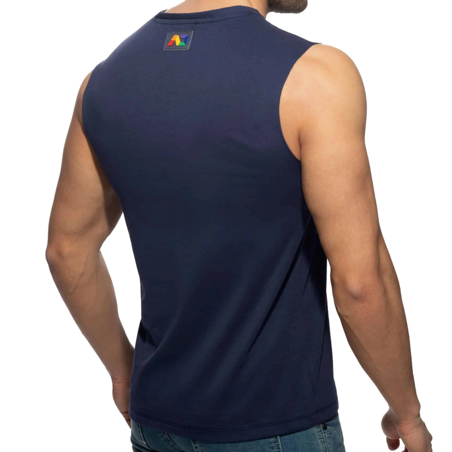 Débardeur Rainbow Tape Bleu Marine 2 Débardeur Rainbow Tape Bleu Marine – Image 2