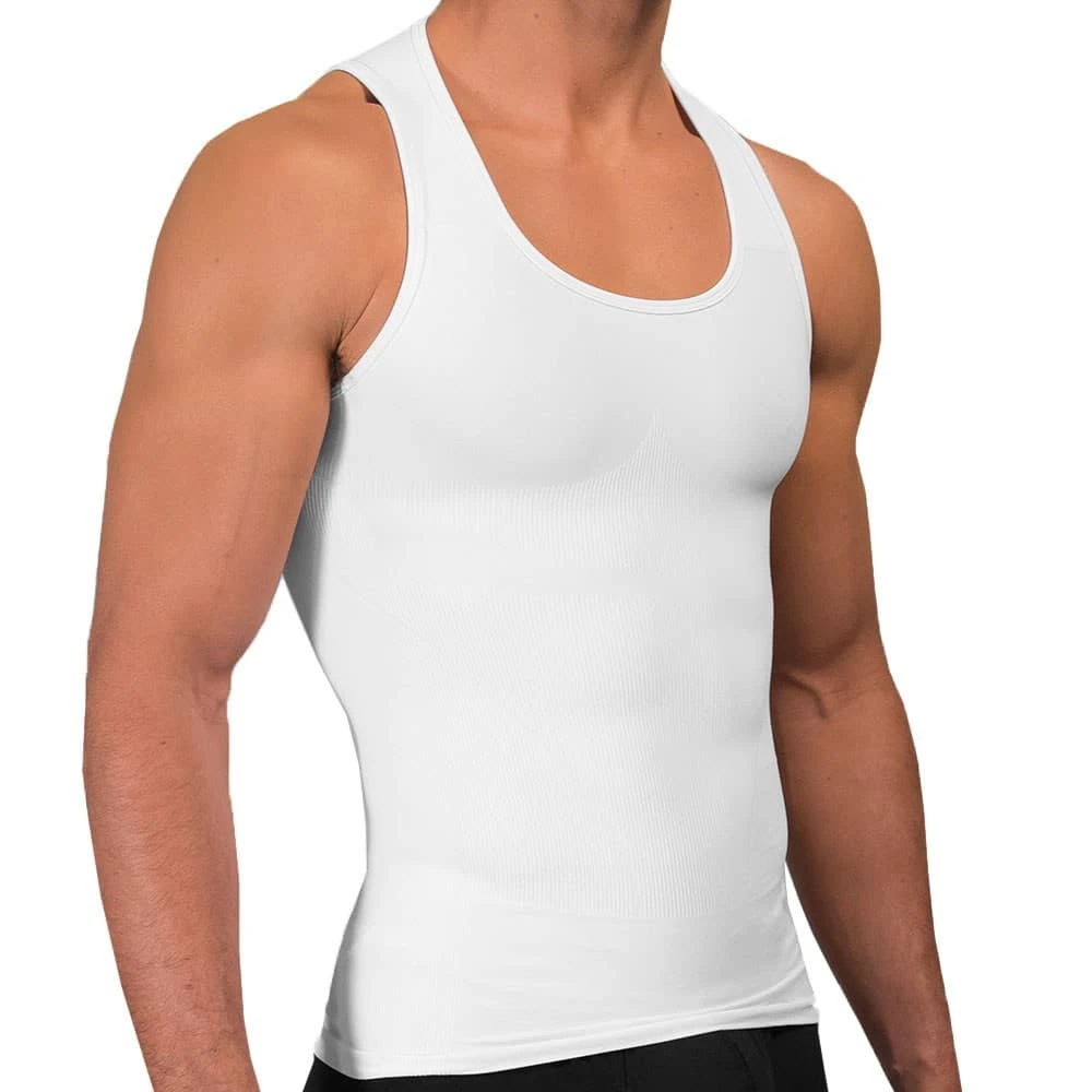 Débardeur Seamless Compression Blanc 1 Débardeur Seamless Compression Blanc