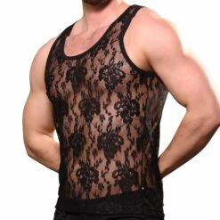 Débardeur Unleashed Dentelle Noir