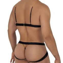 Ensemble Harnais - Jock Strap Noir