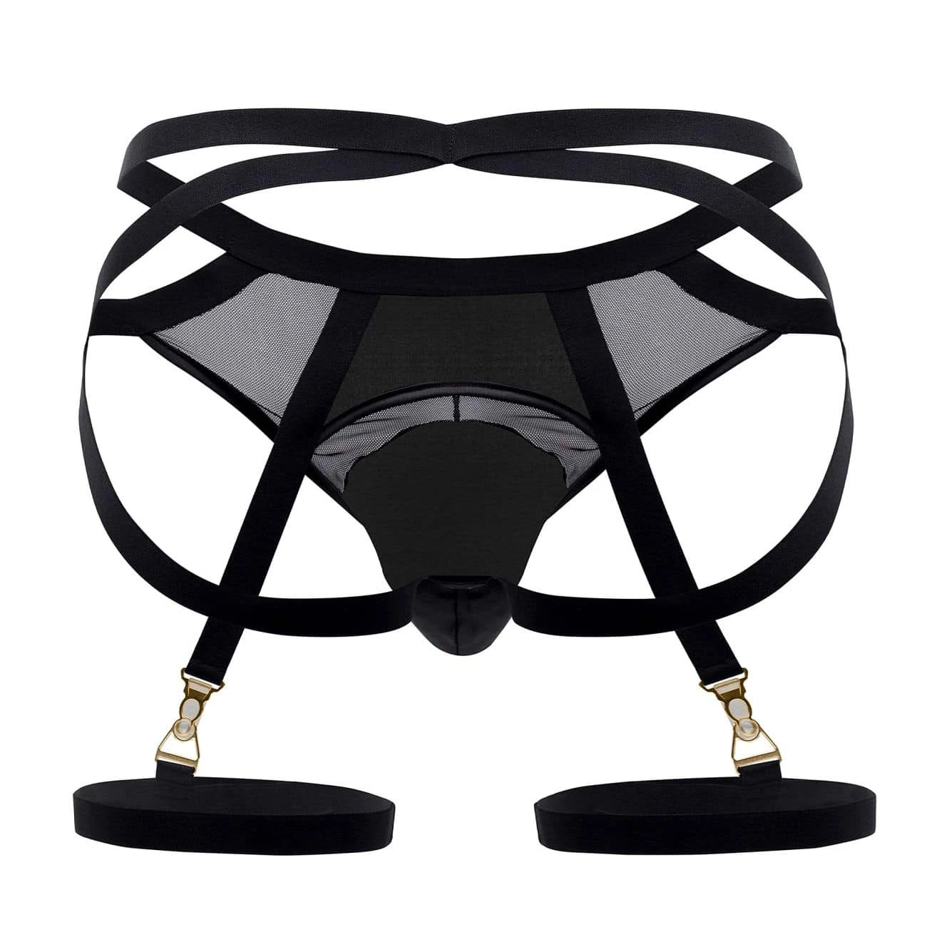 Ensemble Jarretière - Jock Strap Noir 5 Ensemble Jarretière - Jock Strap Noir – Image 5