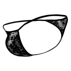 Ensemble Kimono - String Dentelle Noir -Boutique De Sous-vêtements ensemble kimono string dentelle noir candyman 8