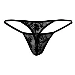 Ensemble Kimono - String Dentelle Noir -Boutique De Sous-vêtements ensemble kimono string dentelle noir candyman 9