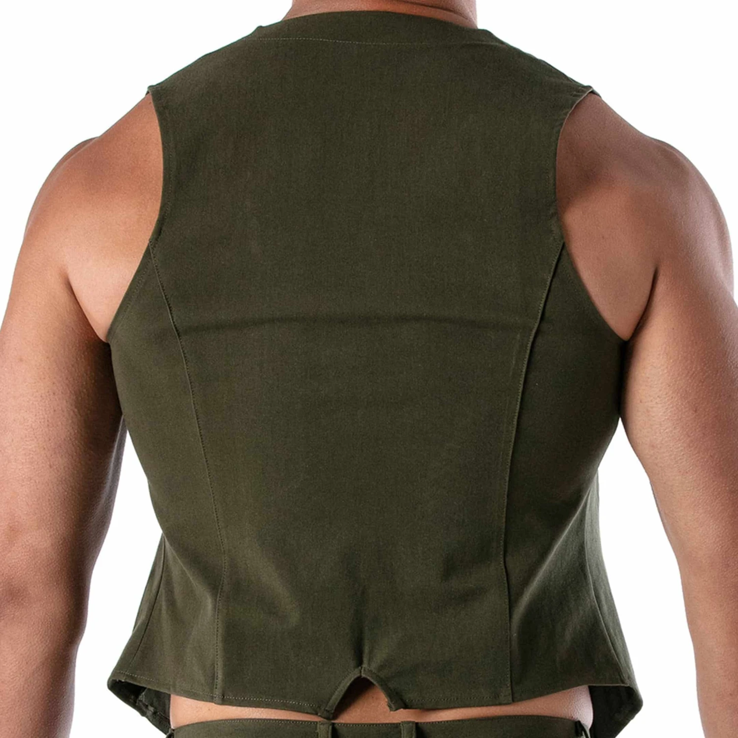 Gilet à Chaîne Patriot Kaki 2 Gilet à Chaîne Patriot Kaki – Image 2