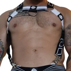 Harnais Body Akira Blanc -Boutique De Sous-vêtements harnais body akira blanc breedwell 2