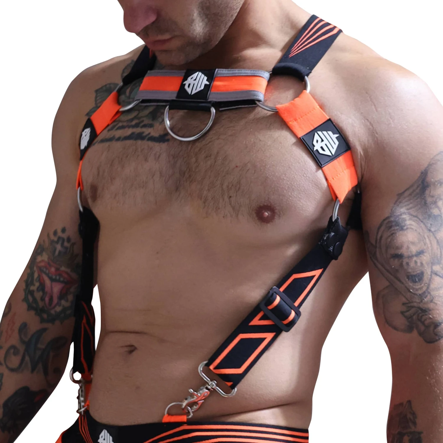 Harnais Body Akira Orange Fluo 2 Harnais Body Akira Orange Fluo – Image 2