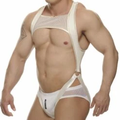 Harnais Body Odyssey Blanc - Or