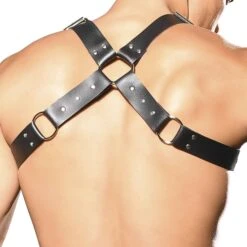 Harnais Buckle Noir -Boutique De Sous-vêtements harnais buckle noir andrew christian 3