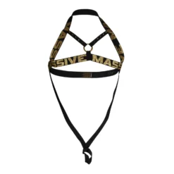 Harnais C-Ring Massive Stud Noir - Or -Boutique De Sous-vêtements harnais c ring massive stud noir or andrew christian 4