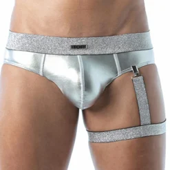 Harnais De Cuisse Magic Argent (pour Une Jambe) -Boutique De Sous-vêtements harnais de cuisse magic argent pour une jambe tof paris 2
