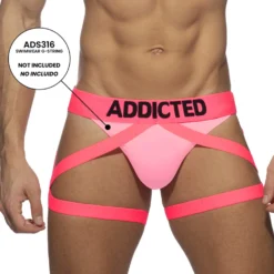 Harnais De Cuisse Neon Rose Fluo -Boutique De Sous-vêtements harnais de cuisse neon rose fluo ad fetish 2