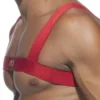 Harnais Elastic Basic Rouge