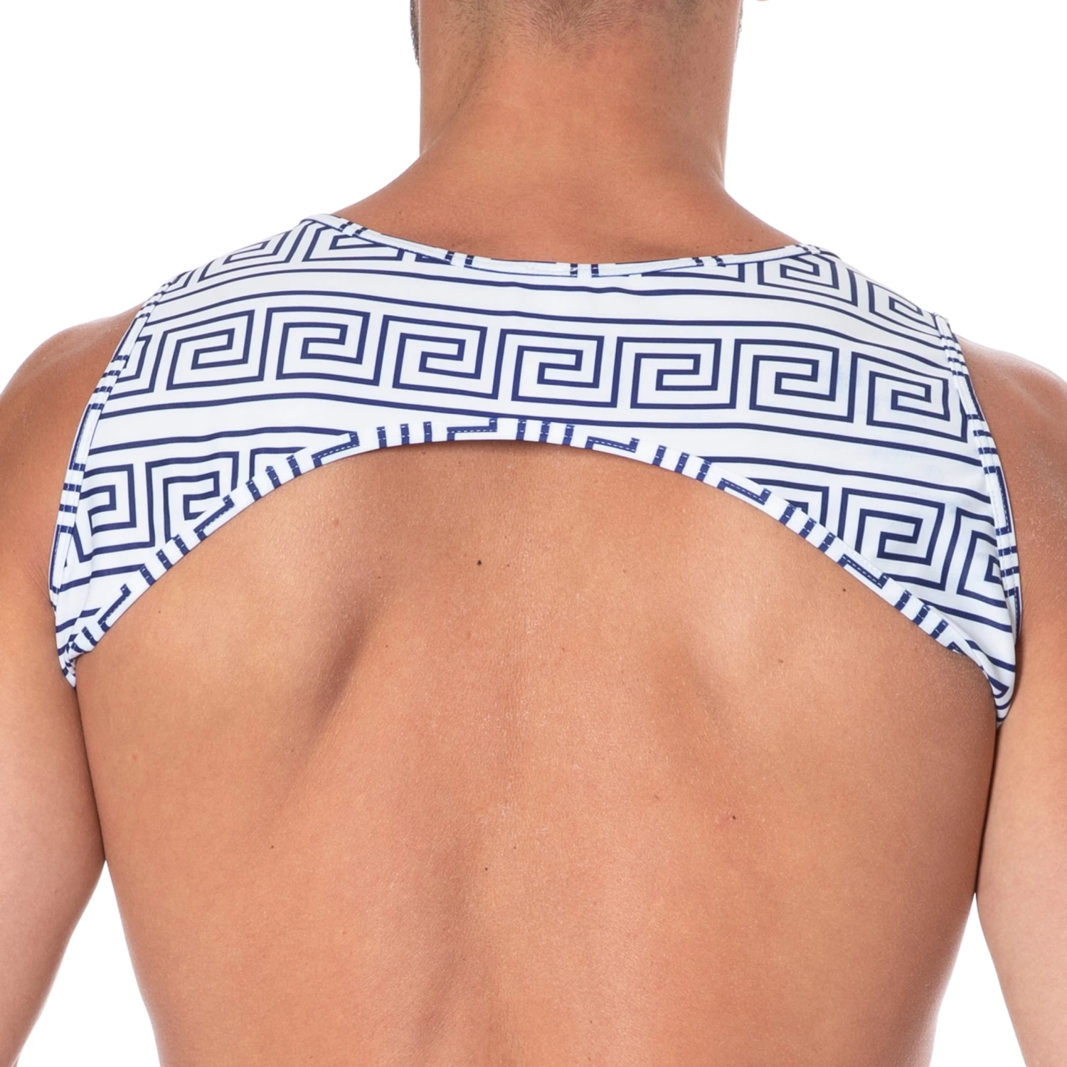 Harnais Greek Frame Blanc - Bleu 4 Harnais Greek Frame Blanc - Bleu – Image 4