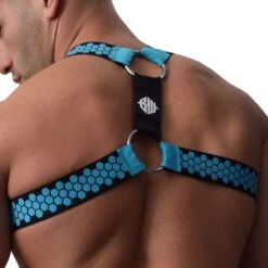 Harnais Hex Bleu Turquoise