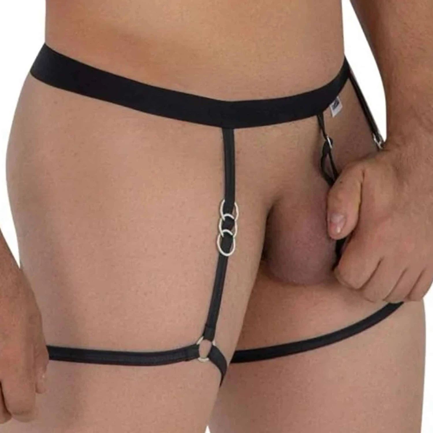 Jarretière Cock-Ring Noire 2 Jarretière Cock-Ring Noire – Image 2