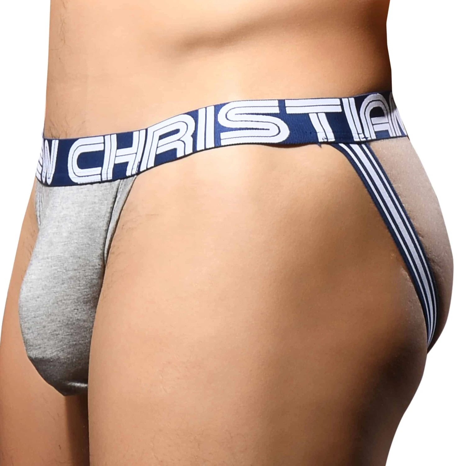 Jock Strap Almost Naked Bambou Gris Chiné 1 Jock Strap Almost Naked Bambou Gris Chiné