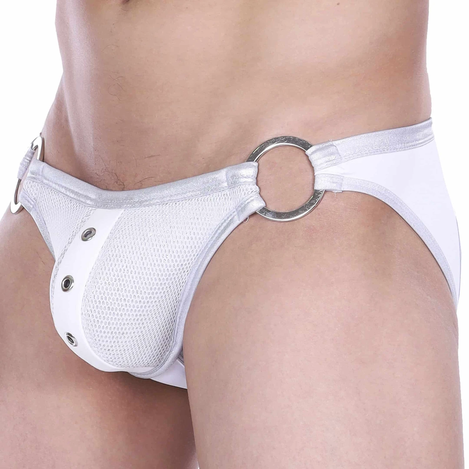Jock Strap Bauer Blanc - Argent 2 Jock Strap Bauer Blanc - Argent – Image 2