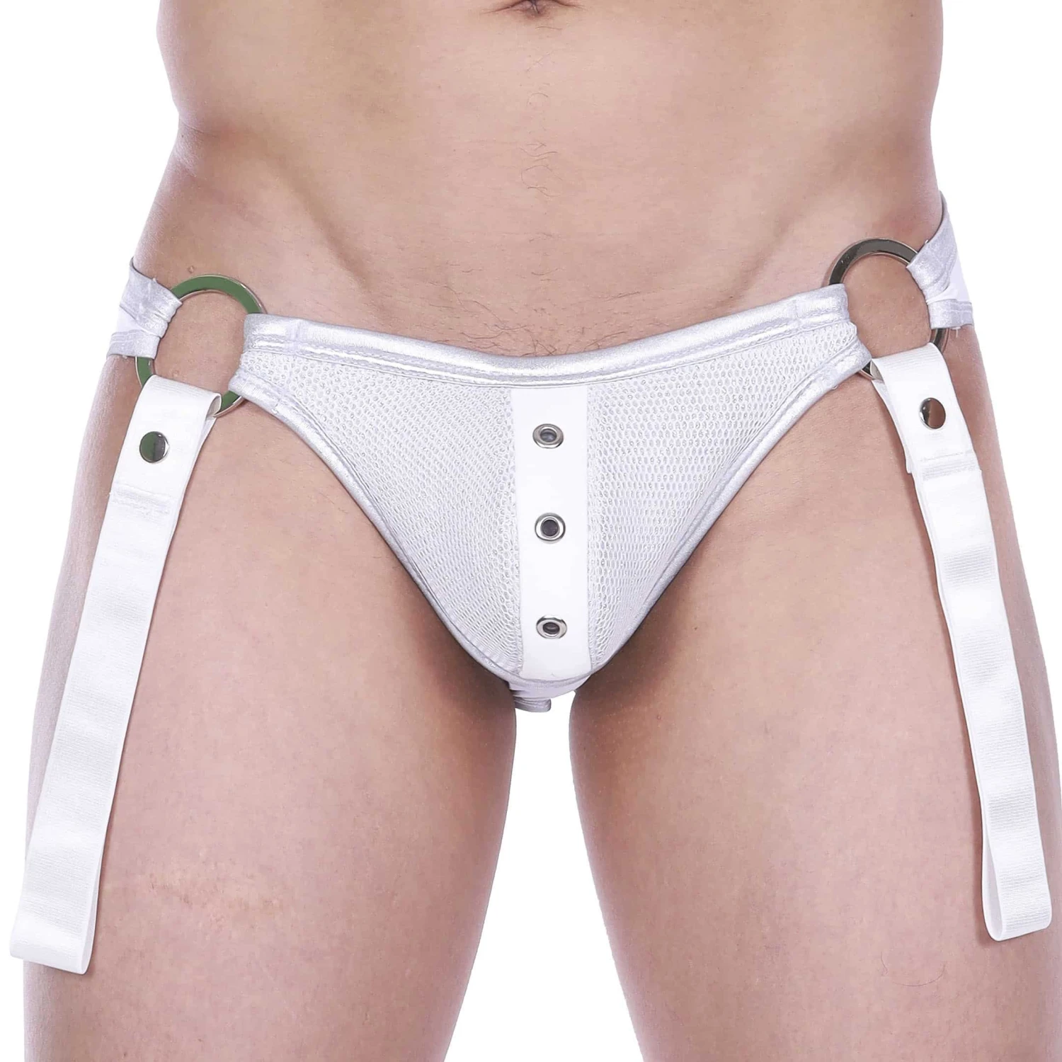 Jock Strap Bauer Blanc - Argent 1 Jock Strap Bauer Blanc - Argent