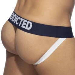 Jock Strap C-Through Mesh Blanc