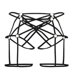 Jock Strap Cage Noir 7 Jock Strap Cage Noir -Boutique De Sous-vêtements jock strap cage noir candyman 2