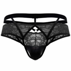 Jock Strap Dentelle Noir -Boutique De Sous-vêtements jock strap dentelle noir candyman 3