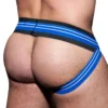 Jock Strap Double Stripe Noir - Royal
