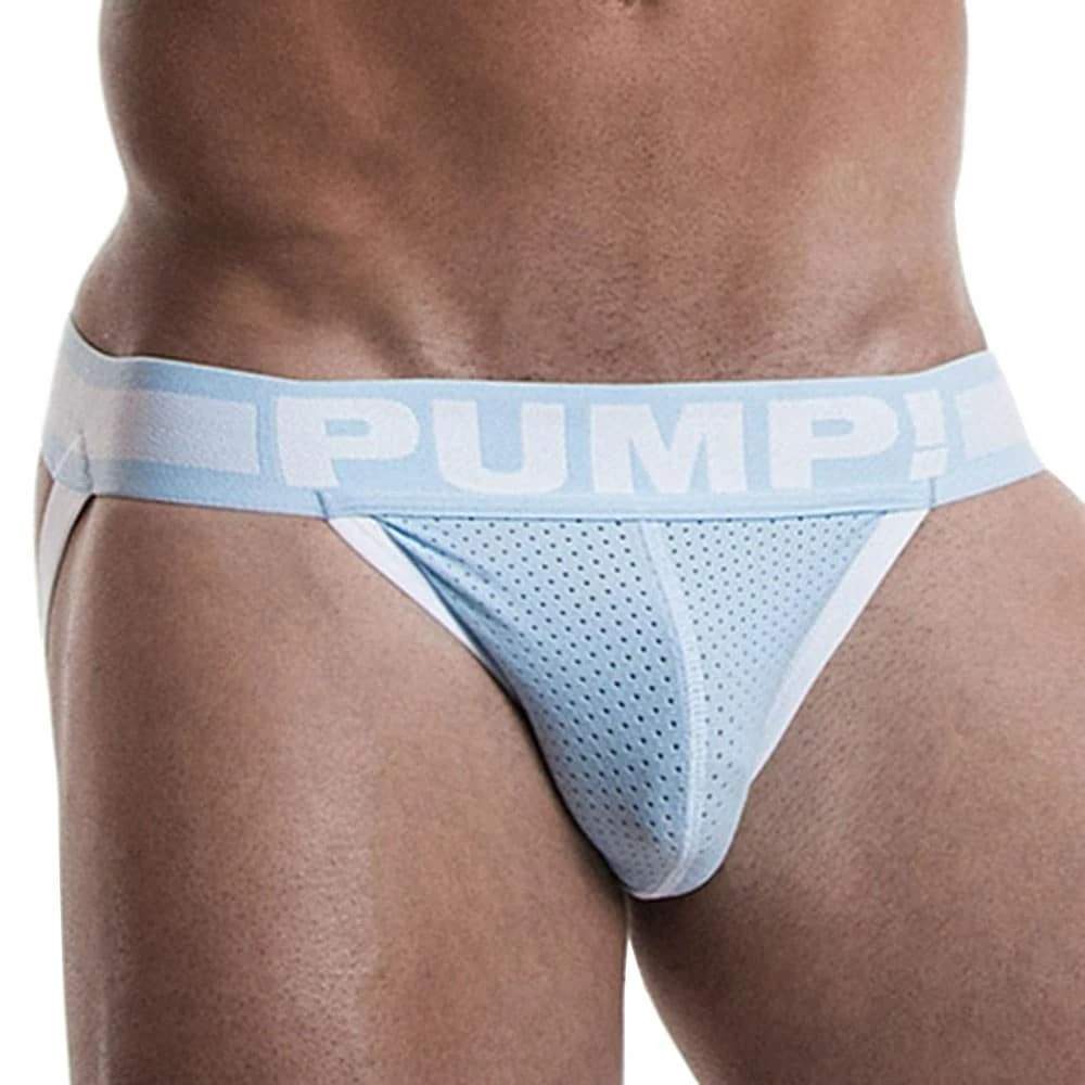 Jock Strap Frost Blanc - Bleu 1 Jock Strap Frost Blanc - Bleu