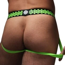 Jock Strap Hex Vert Fluo