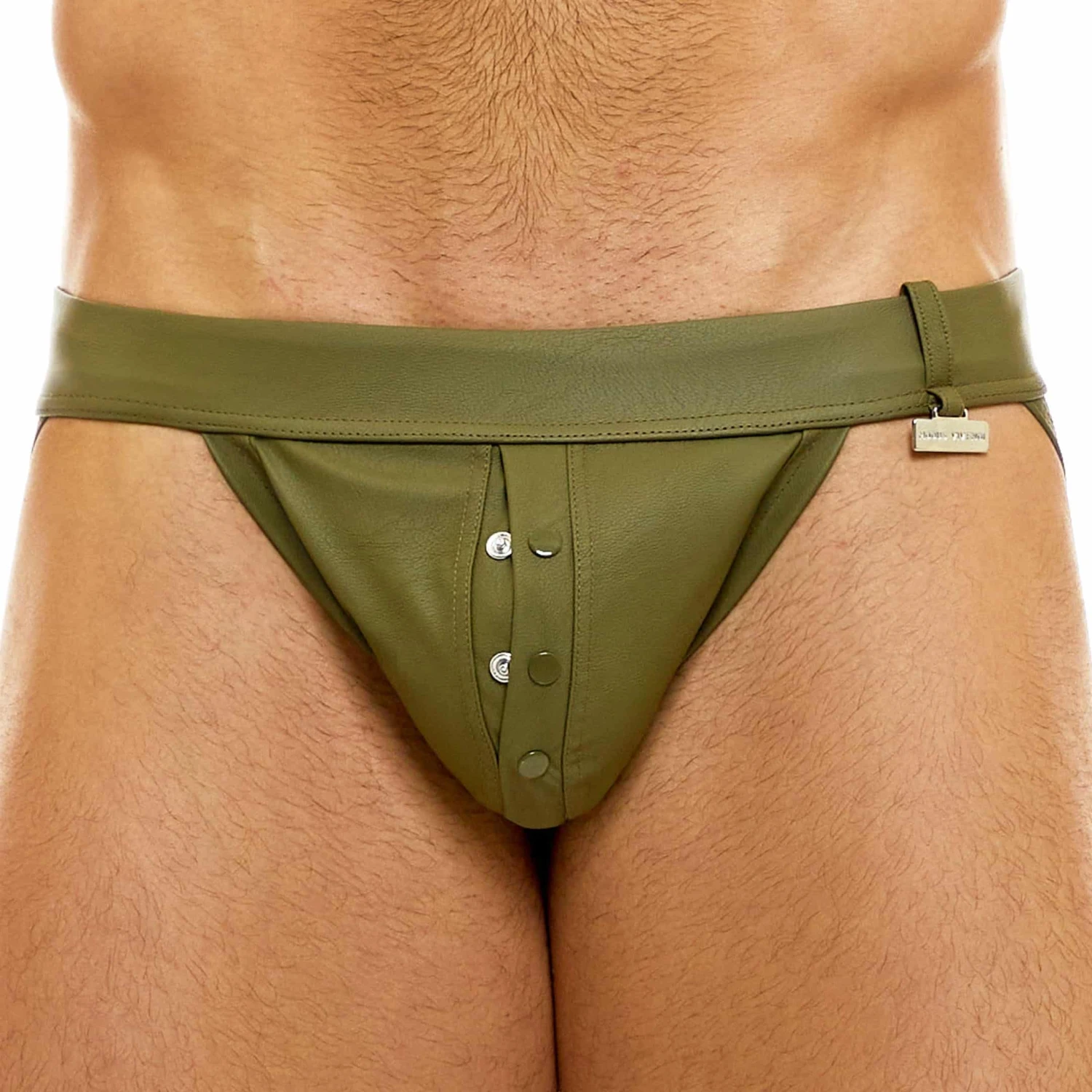 Jock Strap Leather Legacy Kaki 2 Jock Strap Leather Legacy Kaki – Image 2