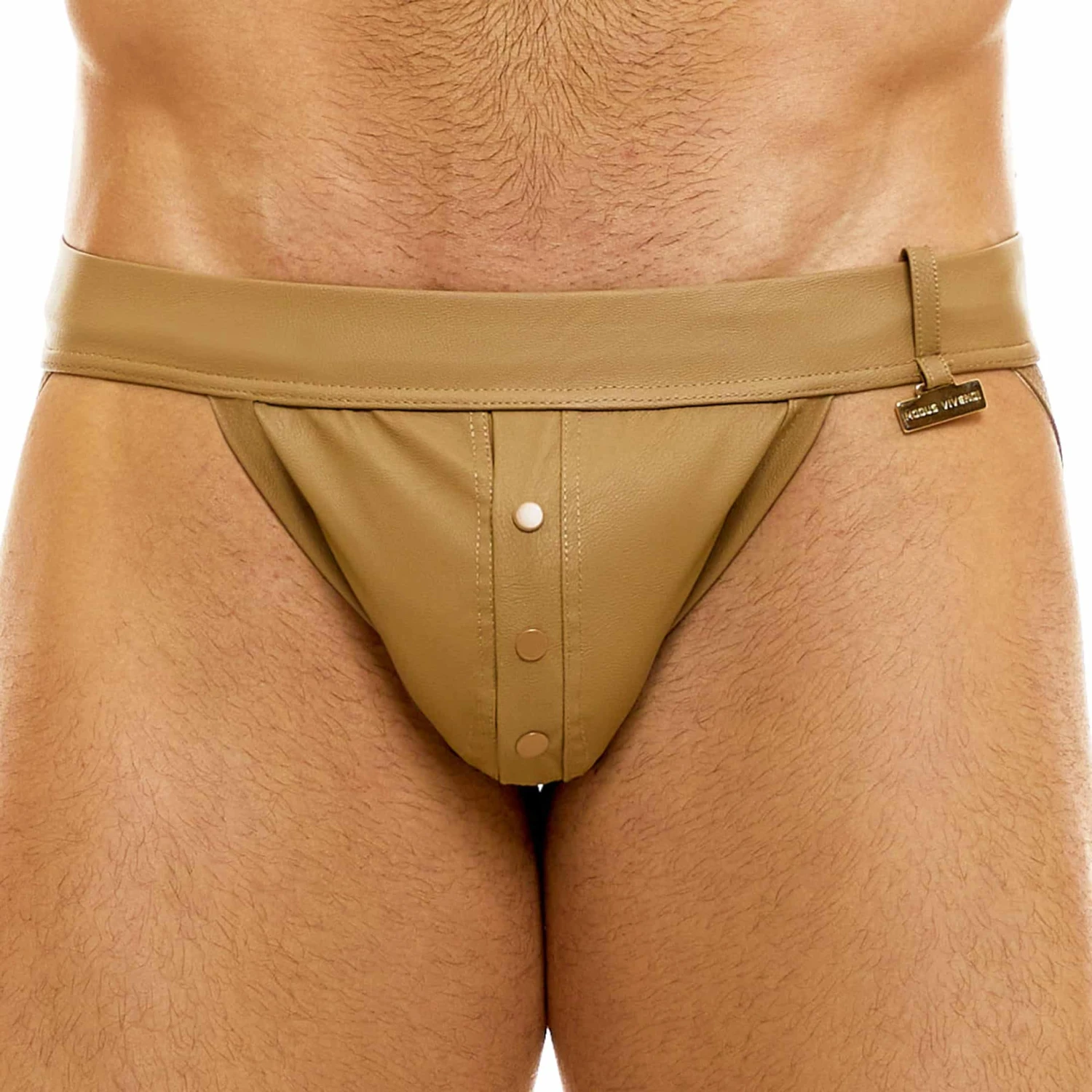 Jock Strap Leather Legacy Ocre 1 Jock Strap Leather Legacy Ocre