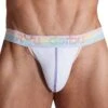Jock Strap Lift Neon Pride Blanc