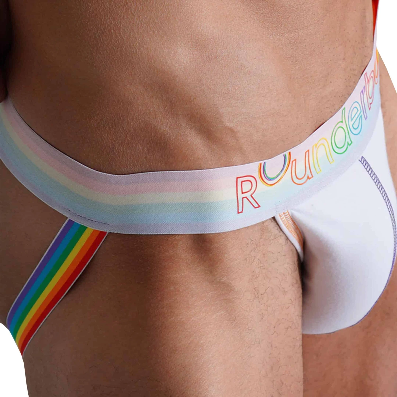 Jock Strap Lift Neon Pride Blanc 3 Jock Strap Lift Neon Pride Blanc – Image 3