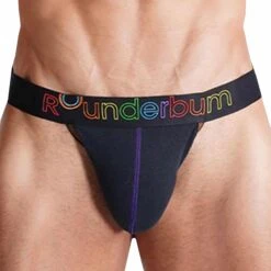 Jock Strap Lift Neon Pride Noir