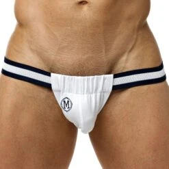 Jock Strap Maximo Coton Blanc