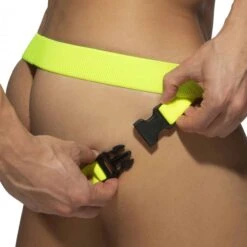 Jock Strap Mesh Click Jaune Fluo -Boutique De Sous-vêtements jock strap mesh click jaune fluo addicted 2