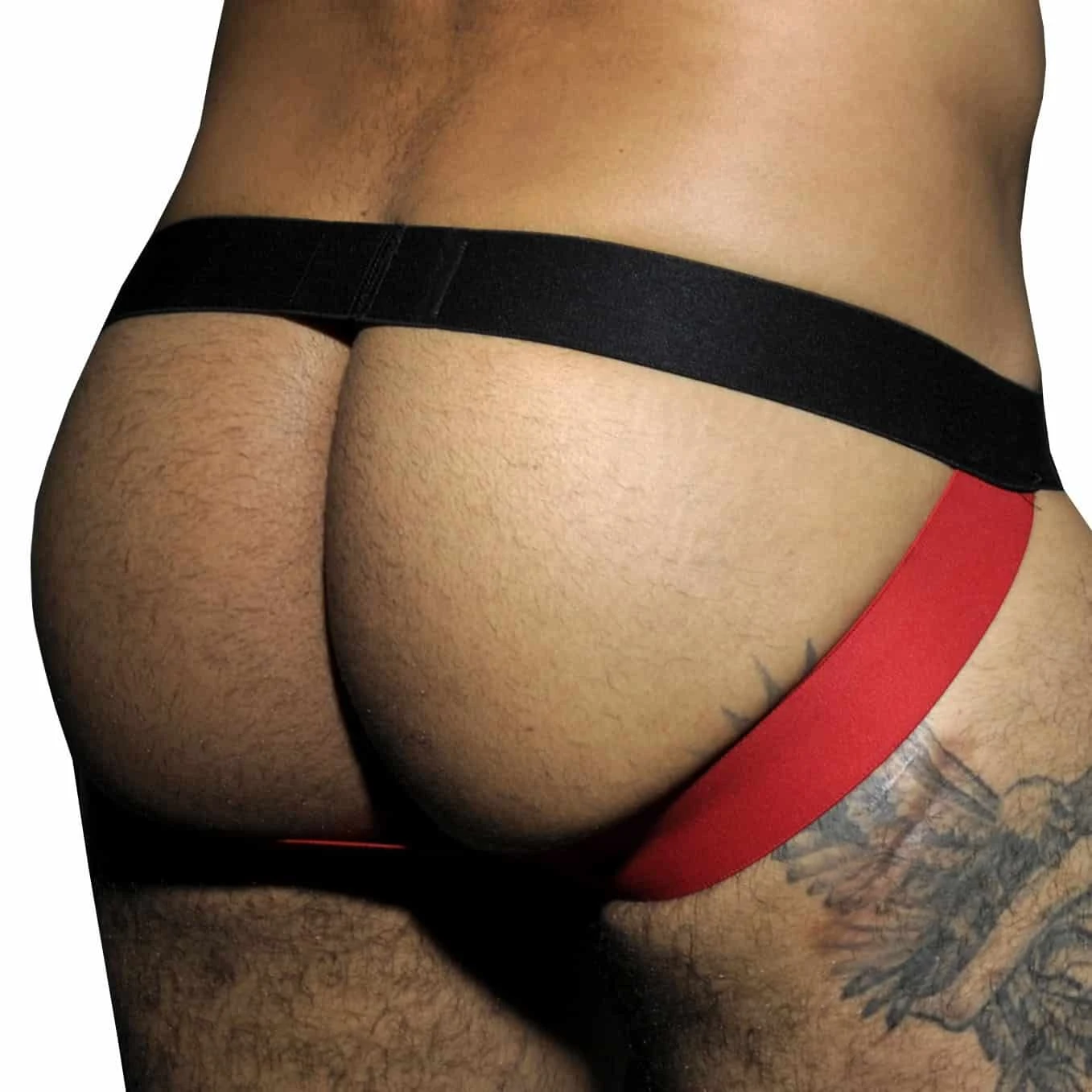 Jock Strap Mesh Fetish Noir - Rouge 2 Jock Strap Mesh Fetish Noir - Rouge – Image 2
