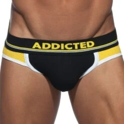 Jock Strap Push Up Sport Noir