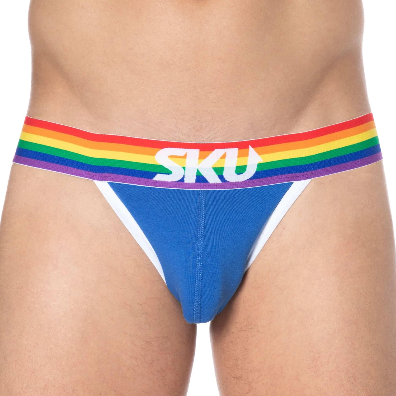 Jock Strap Rainbow Bleu Roi 1 Jock Strap Rainbow Bleu Roi