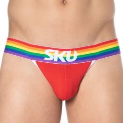 Jock Strap Rainbow Rouge